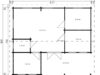 Tre Soveværelses Træhytte Hansa Holiday D 50 M2 7 X 9 M 70 MM