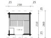 Sauna 2 / 70mm / 2 x 2 m