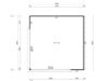 Moderne Havehus Olivia Alu 14m² / 44mm / 4x4m