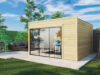 Moderne Havehus Olivia Alu 14m² / 44mm / 4x4m