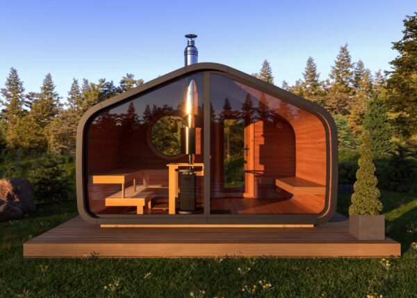 Havesauna Med Forrum Everest Mini 4x2 M / TG023-1
