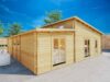 Toledo – Træhytte Med To Soveværelser / 75 m2 / 10 x 10 m / 70 mm / G0400-03